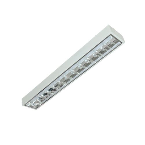Máng đèn phản quang lắp nổi  Duhal 1x18W LDN118