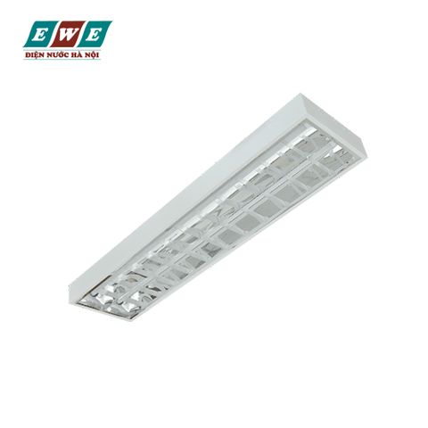 Máng đèn phản quang lắp nổi  Duhal 2x18W LDN218