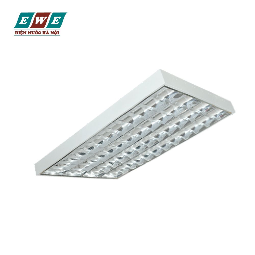 Máng đèn phản quang lắp nổi  Duhal 4x18W LDN418