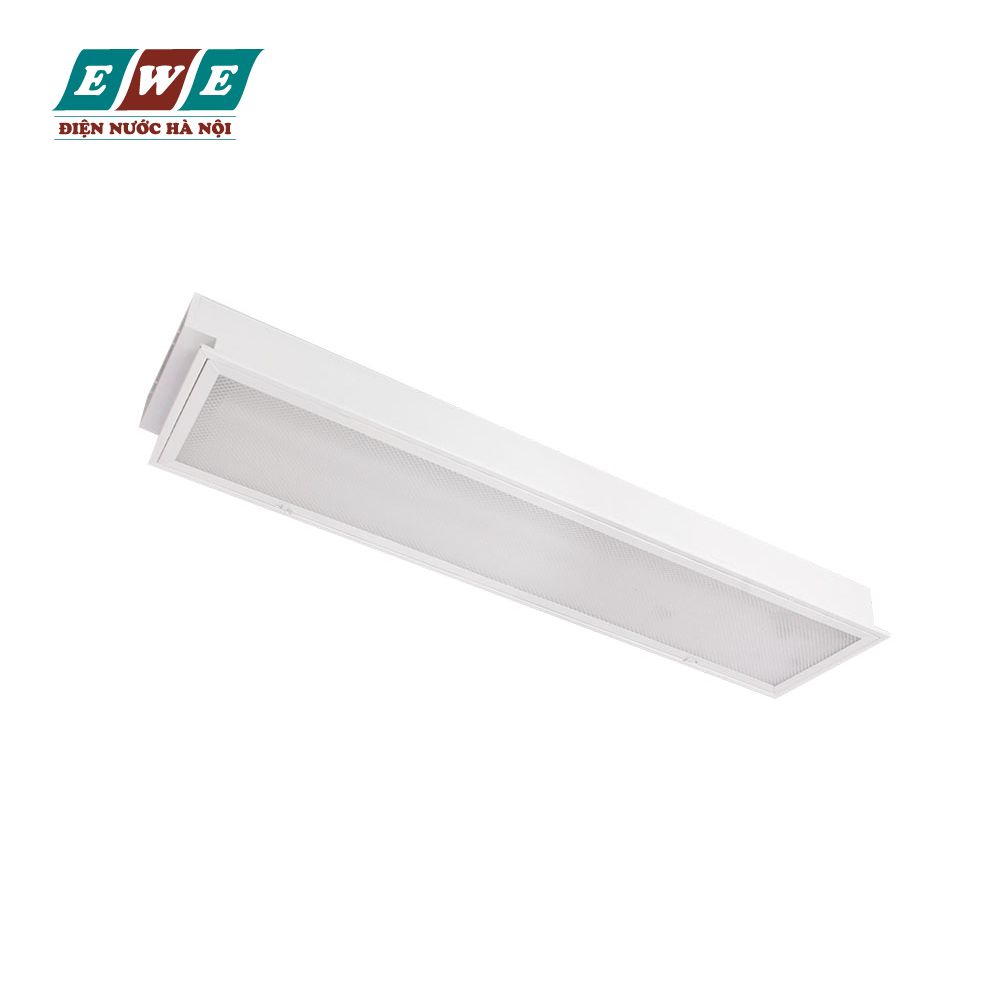 Máng đèn tán quang âm trần chụp mica Duhal 1x9W LLA109