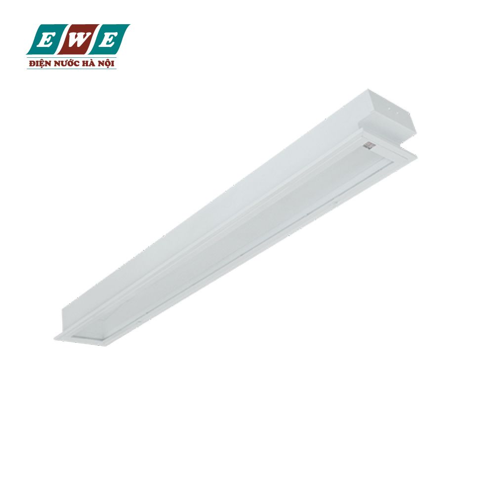 Máng đèn tán quang âm trần chụp mica Duhal 1x18W LLA118