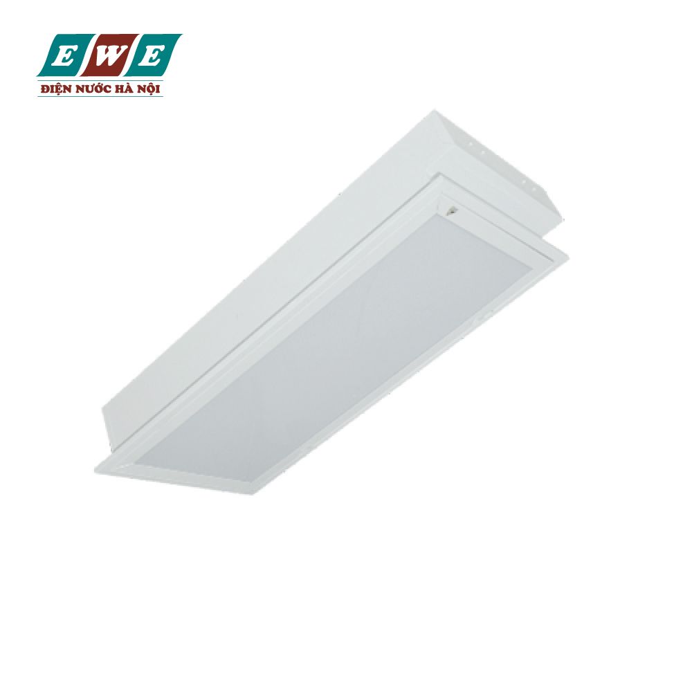 Máng đèn tán quang âm trần chụp mica Duhal 2x9W LLA209