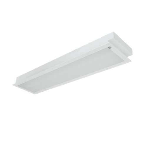 Máng đèn tán quang âm trần chụp mica Duhal 2x18W LLA218