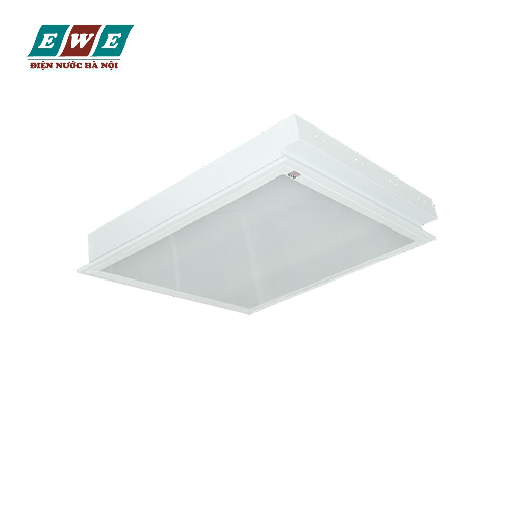 Máng đèn tán quang âm trần chụp mica Duhal 4x9W LLA409