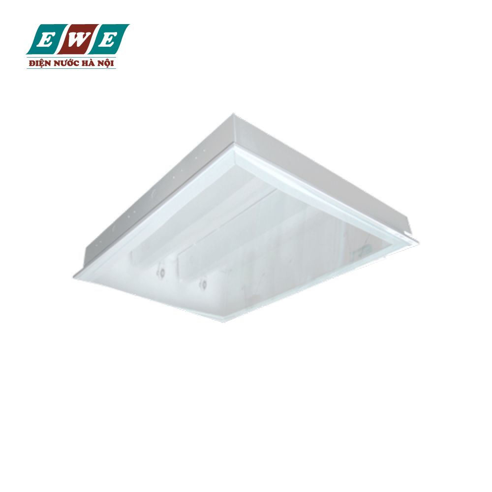 Máng đèn tán quang âm trần chụp mica Duhal 2x9W LLA6209