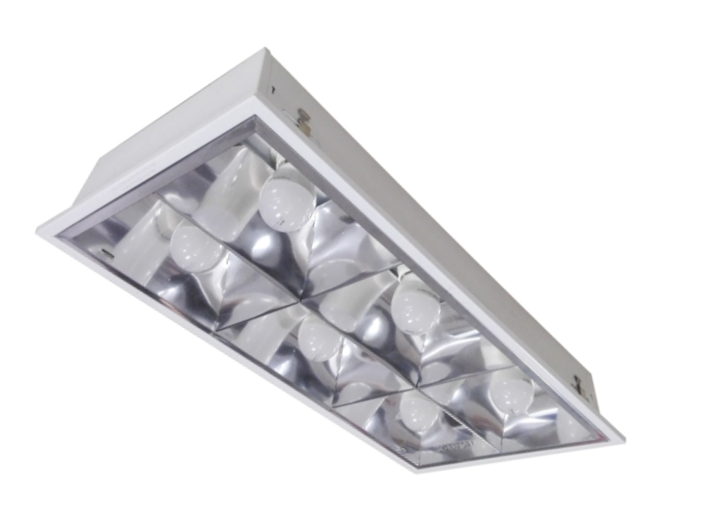 Đèn máng led âm trần đui E27 Duhal 30W PQX605