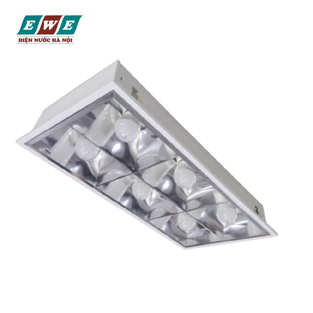 Đèn máng led âm trần đui E27 Duhal 30W PQX605