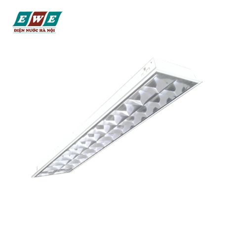 Máng đèn phản quang âm trần Duhal 2x18W TDA218
