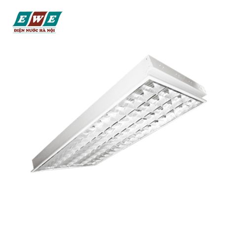 Máng đèn phản quang âm trần Duhal 4x18W TDA418
