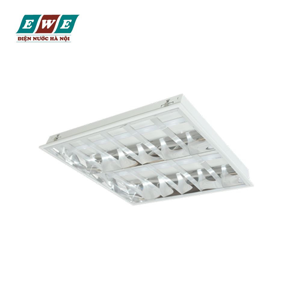 Máng đèn phản quang âm trần Duhal 2x9W TDA6209