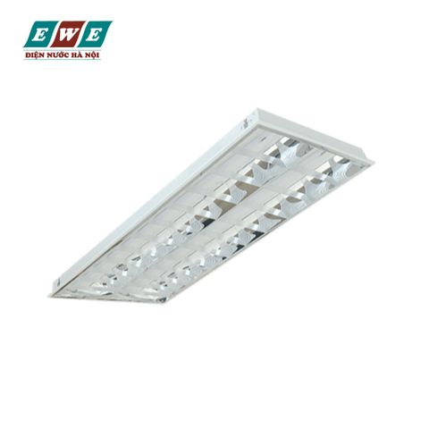 Máng đèn phản quang âm trần Duhal 2x18W TDA6218