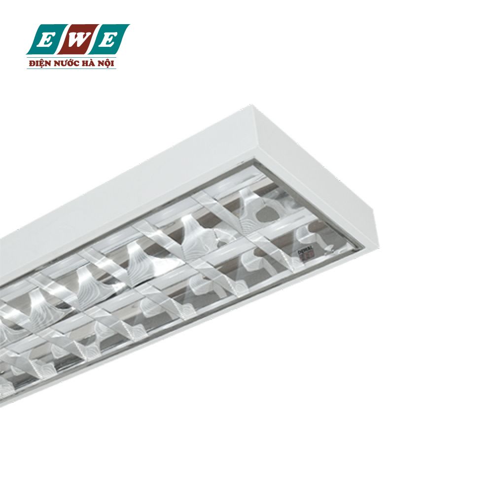 Máng đèn Led phản quang lắp nổi Duhal 2x9W TDN209