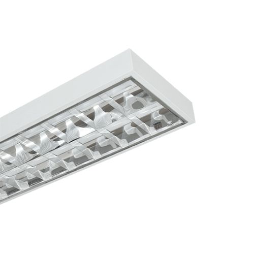 Máng đèn Led phản quang lắp nổi Duhal 2x9W TDN209