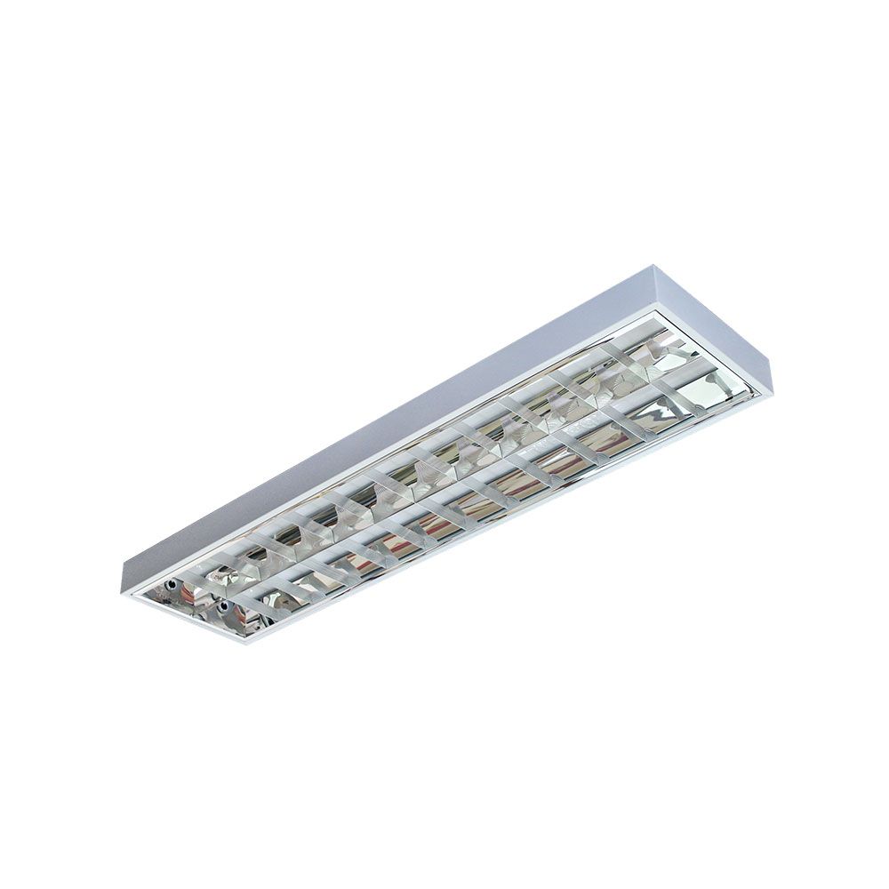 Máng đèn Led phản quang lắp nổi Duhal 2x18W TDN218