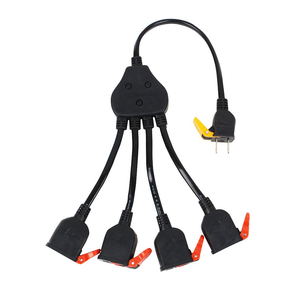 Ổ cắm dùng một tay - Bộ chia điện 4 đường Duhal ZCD142