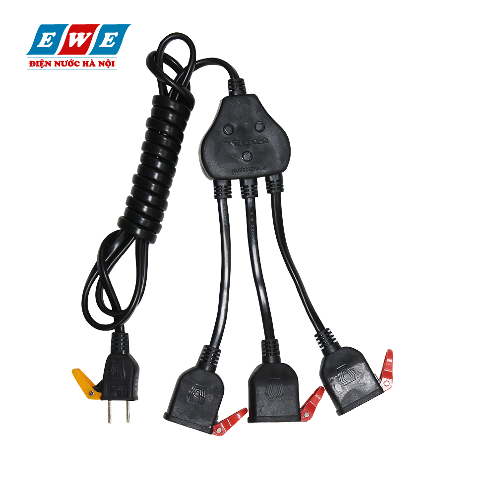 Ổ cắm dùng một tay - Bộ chia điện 3 đường Duhal ZCD310