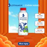  Sữa Tươi Thanh Trùng Lothamilk Ít đường chai 500ml 