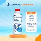  Sữa Tươi Thanh Trùng Lothamilk chai 880ml 