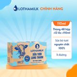  Thùng 48 hộp sữa tươi tiệt trùng Lothamilk 110ml 