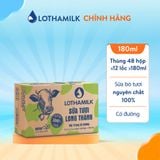  Thùng 48 hộp sữa tươi tiệt trùng Lothamilk 180ml 