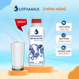  Sữa Tươi Thanh Trùng Lothamilk Ít đường chai 500ml 