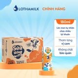  Thùng 48 hộp sữa tươi lên men tiệt trùng Lothamilk 180ml 