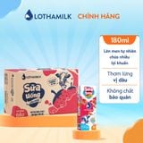  Thùng 48 hộp sữa tươi lên men tiệt trùng Lothamilk 180ml 