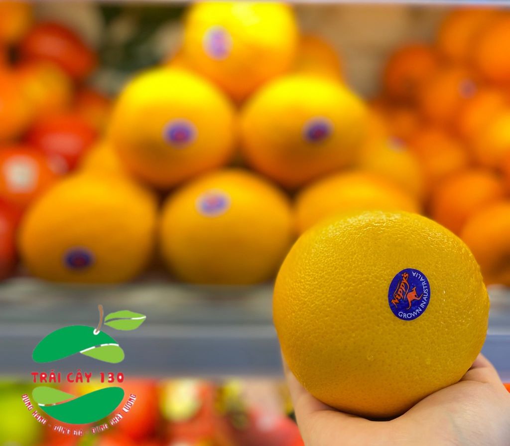 Combo 2 quả cam vàng Úc ~700g