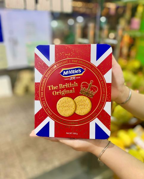 BÁNH QUY LÚA MÌ NGUYÊN CÁM TRUYỀN THỐNG MCVITIE’S DEGESTIVE ORIGINAL 500G