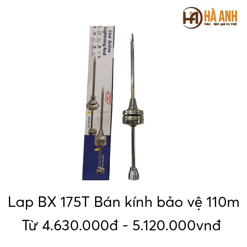  Kim thu sét Liva Lap BX 175T Bán kính bảo vệ 110m 