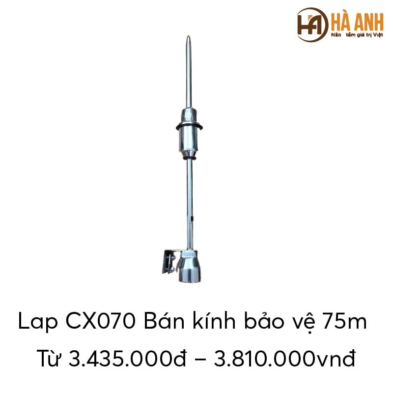  Kim thu sét Liva Lap CX070 Bán kính bảo vệ 75m 