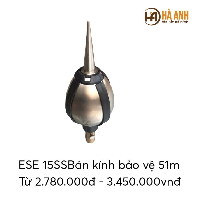  Kim thu sét Stormaster ESE 15SSBán kính bảo vệ 51m 