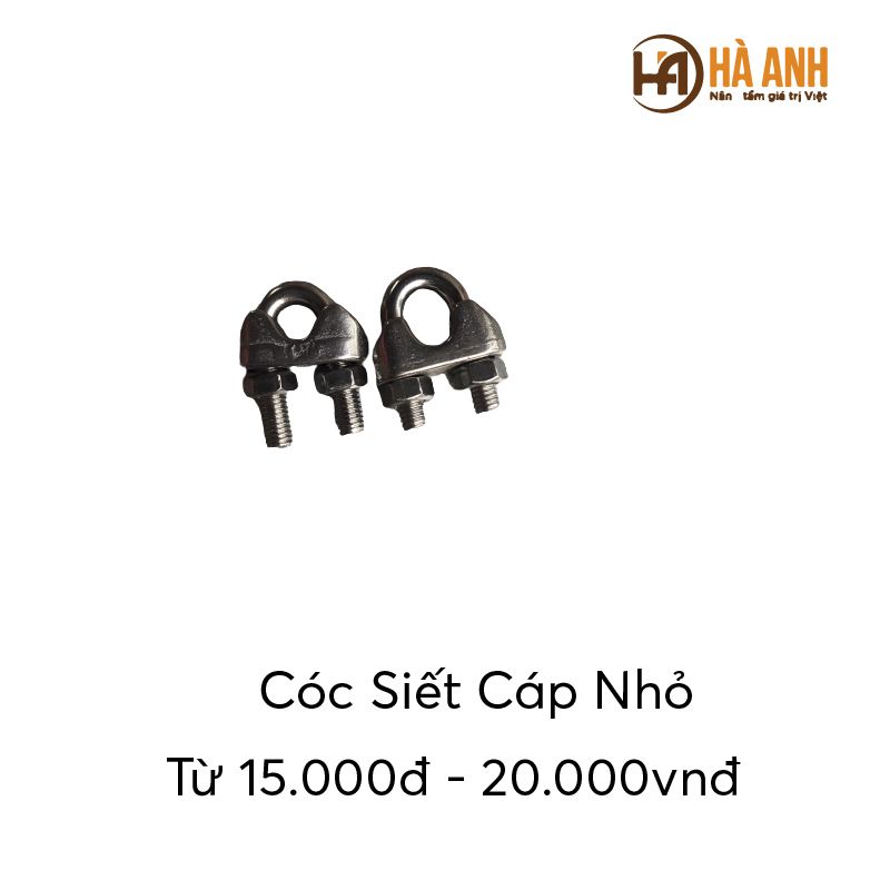  Cóc siết cáp nhỏ 