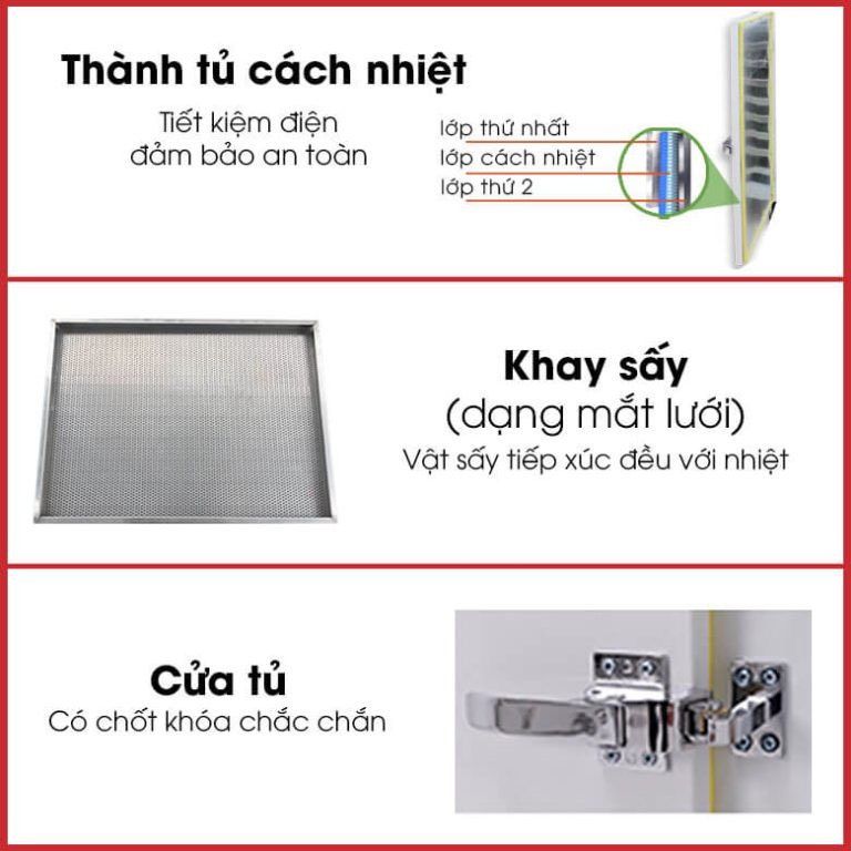 Tủ sấy nông sản 16 khay