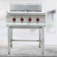 Bếp Âu 4 Họng (Dùng Súng Mồi Lửa)