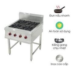 Bếp Âu 4 Họng (Đánh Lửa Tự Động)