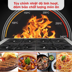 Bếp Âu 4 Họng (Đánh Lửa Tự Động)