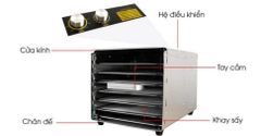 Máy Sấy Hoa Quả Mini Hiệu Năng Cao 6 Khay