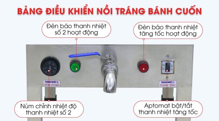 Nồi Tráng Bánh Cuốn Điện - Đường Kính 40cm