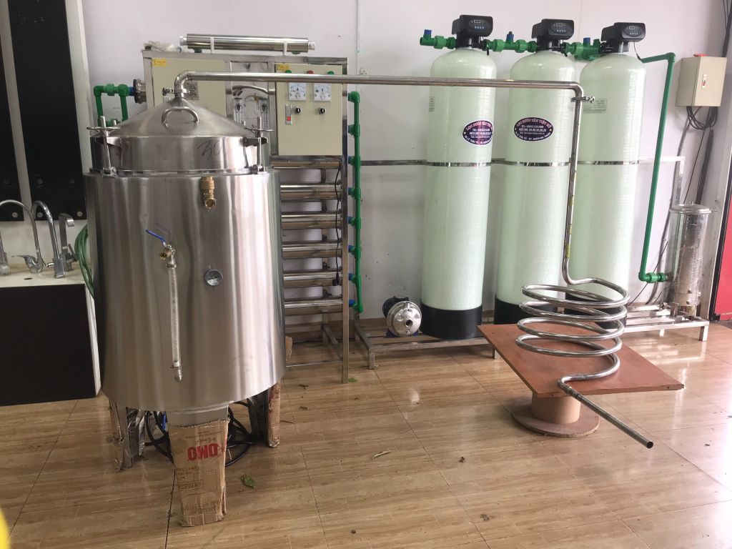 Nồi Nấu Rượu Bằng Điện 100kg/mẻ