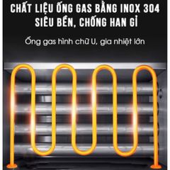 Bếp Chiên Tách Dầu 50 Lít Dùng Gas