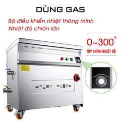 Bếp chiên tách dầu 50L dùng gas