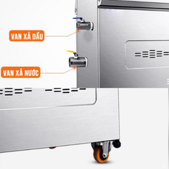 Bếp Chiên Tách Dầu 50 Lít Dùng Gas
