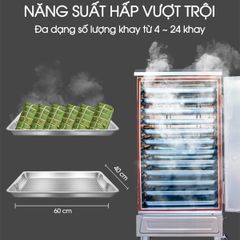 Tủ Hấp Giò, Chả 6-12 Khay