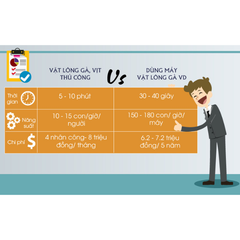 Máy Vặt Lông Gà, Vịt 55cm