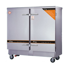 Tủ Hấp Cơm Công Nghiệp 24 Khay - Dùng Điện & Gas