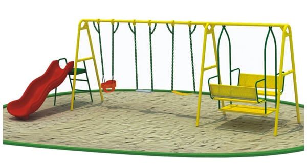 Xích Đu Cầu Trượt Cho Bé