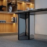  Bộ Bàn Ghế Ăn Mặt Đá Xuyên Sáng Chân Bàn Inox SKDS26 