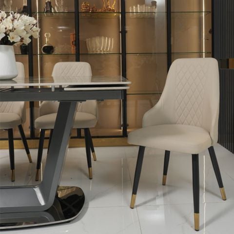  Bàn Ăn Thông Minh Mặt Đá Kéo Dài 2m Bộ 4 Ghế SKDS29 