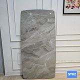  Bộ Bàn Ghế Ăn Mặt Đá Ceramic Kèm 4 Ghế Monet Bọc Da SKDS33 